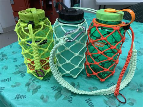 paracord bottle sling